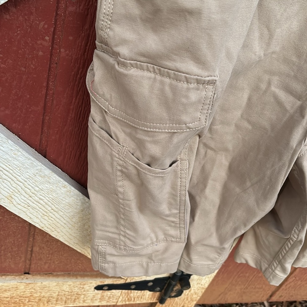 NWT Lincoln Outfitters Flex Cargo Tan Shale Shorts Men’s 48W Stain Resistant - Picture 5 of 16